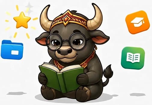 Ilustrasi Maskot Belajar